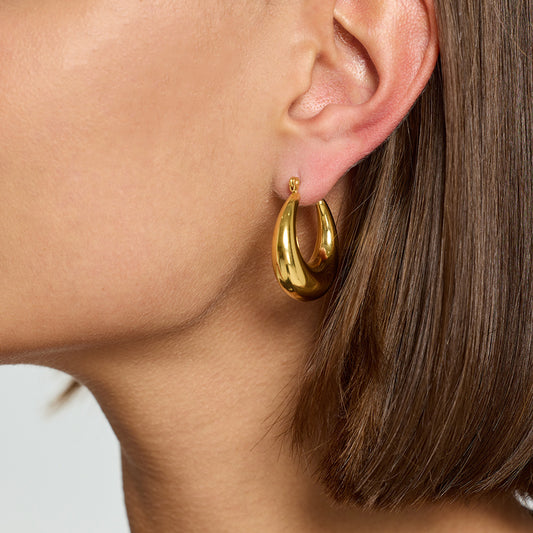 Chunky Hoop Earrings