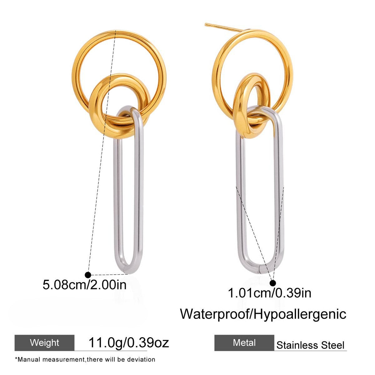 Golden Fusion Earrings