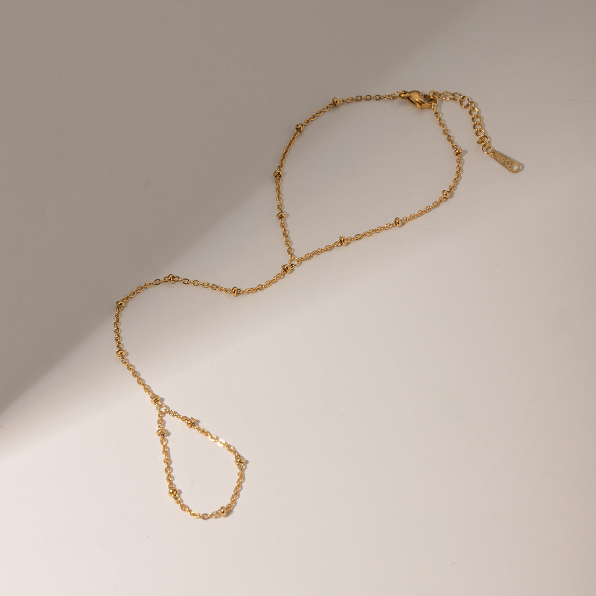 Gold-Tone Hand Harness Bracelet f