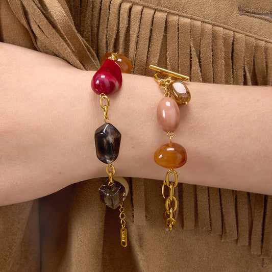 Ember Bead Chain Bracelet