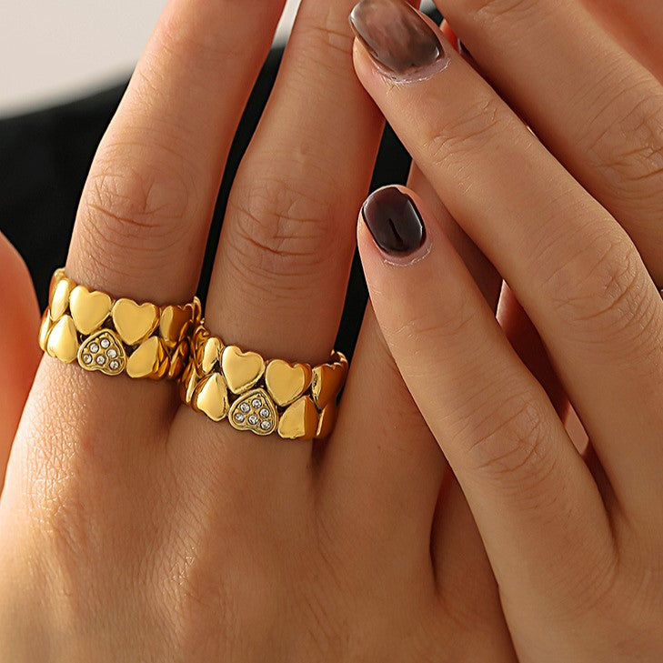 Eternal Hearts Band Ring