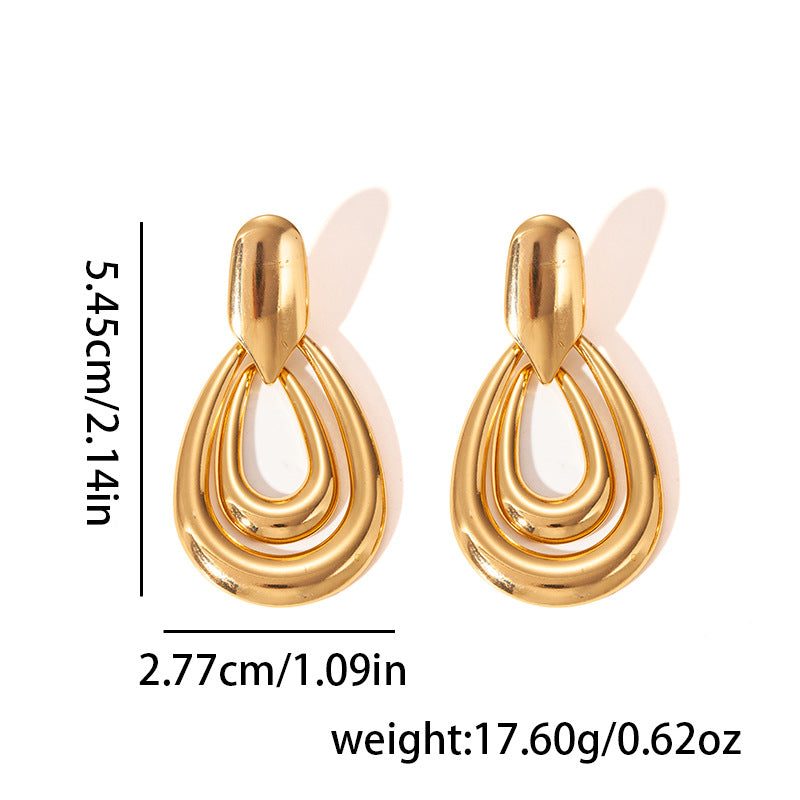 Premium Gold-Plated Statement Earrings