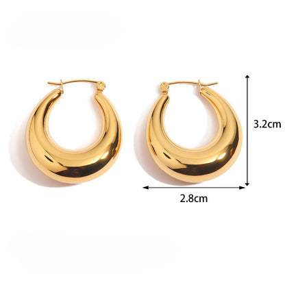 Chunky Hoop Earrings