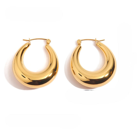 Chunky Hoop Earrings