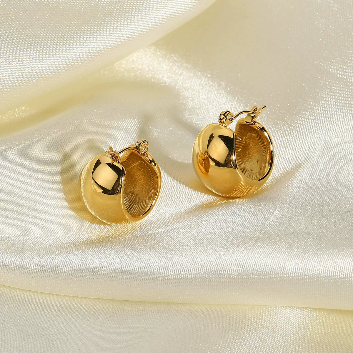 Ball Hoop Earrings