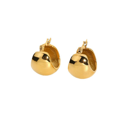 Ball Hoop Earrings
