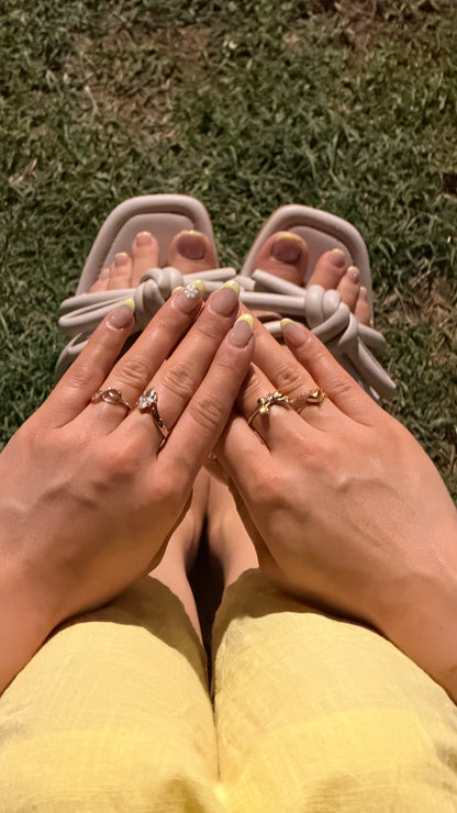 Gold Marquise Cut Ring