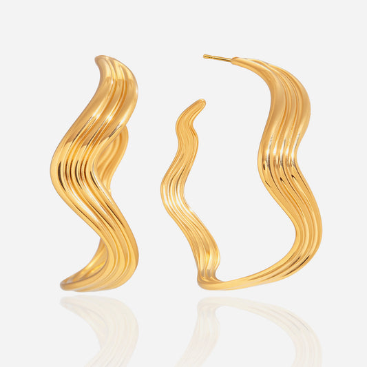 Molten Gold Earrings