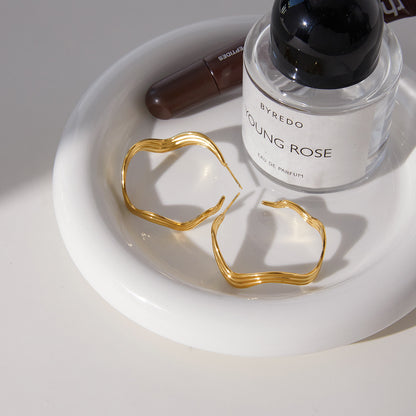 Molten Gold Earrings