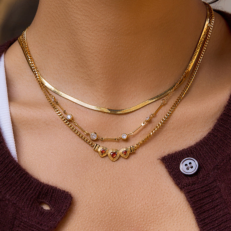 Classic Herringbone Necklace