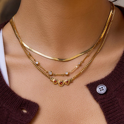 Classic Herringbone Necklace