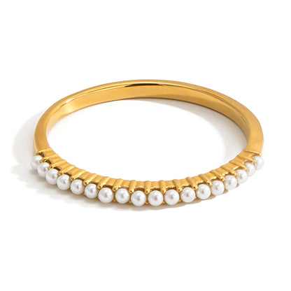 Pearl Band Ring