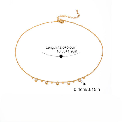 ADYAMÉ CZ Lumi Drops Necklace