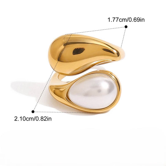 Pearl Statement Ring