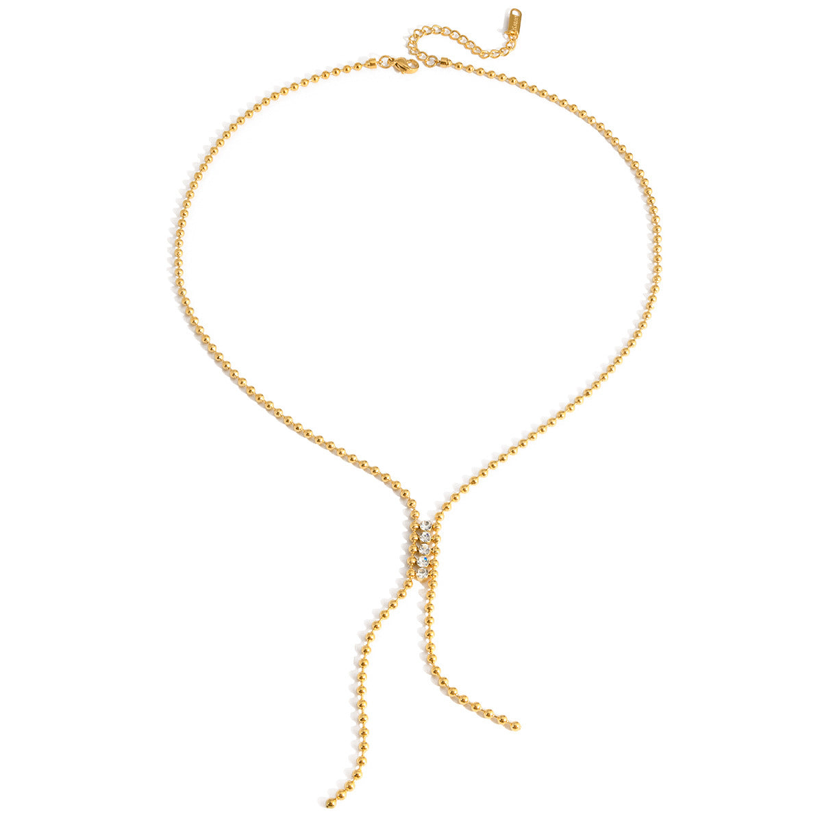 Celeste Beaded Tassel Necklace