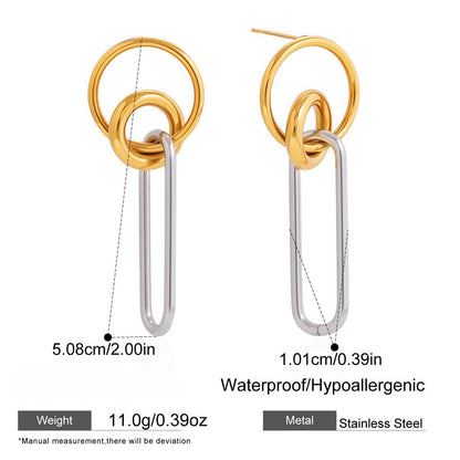 Golden Fusion Earrings