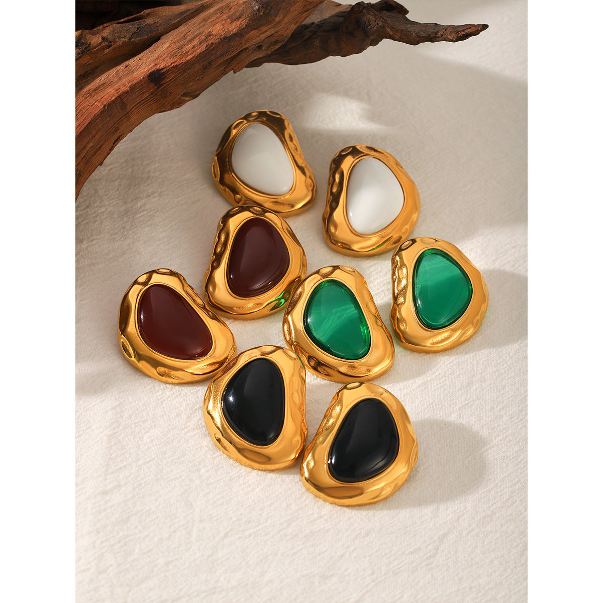 Red Ruby Luxe Earrings