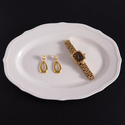 Teardrop Crystal Statement Earrings