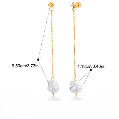 Celeste Pearl Duster Drops Earrings