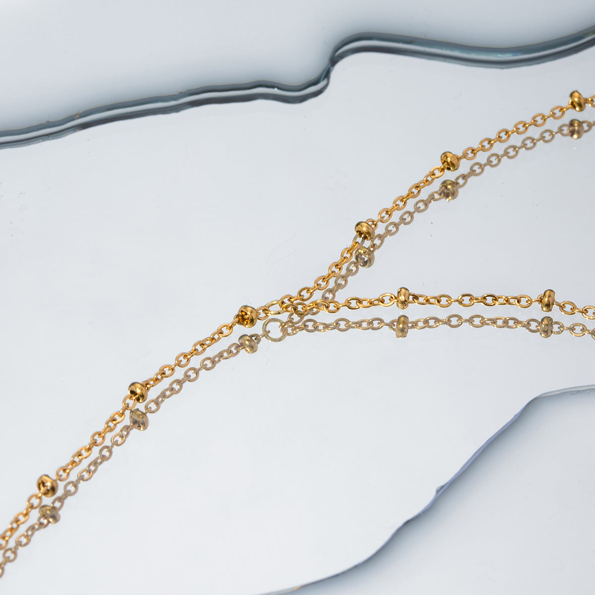 Gold-Tone Hand Harness Bracelet f