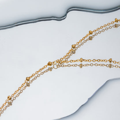 Gold-Tone Hand Harness Bracelet f
