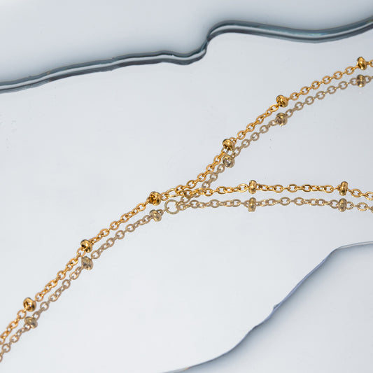 Gold-Tone Hand Harness Bracelet