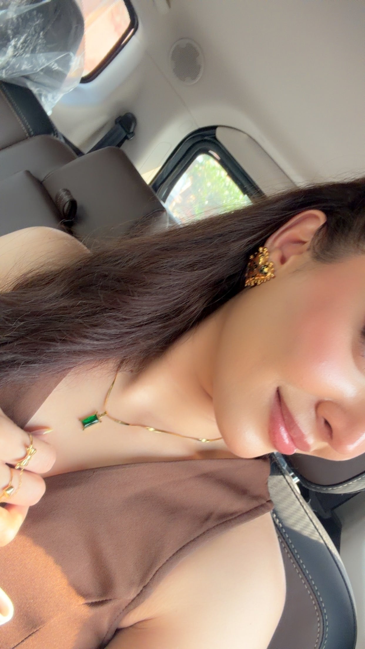 Leopard Heart Stud Earrings
